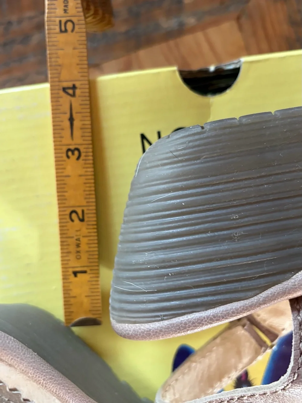 Fly London taupe wedge 36